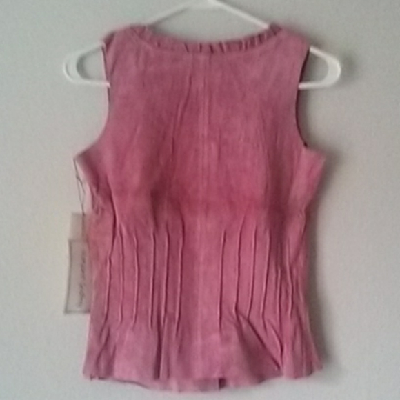 Drawstring Suede Tank - Picture 2 of 4